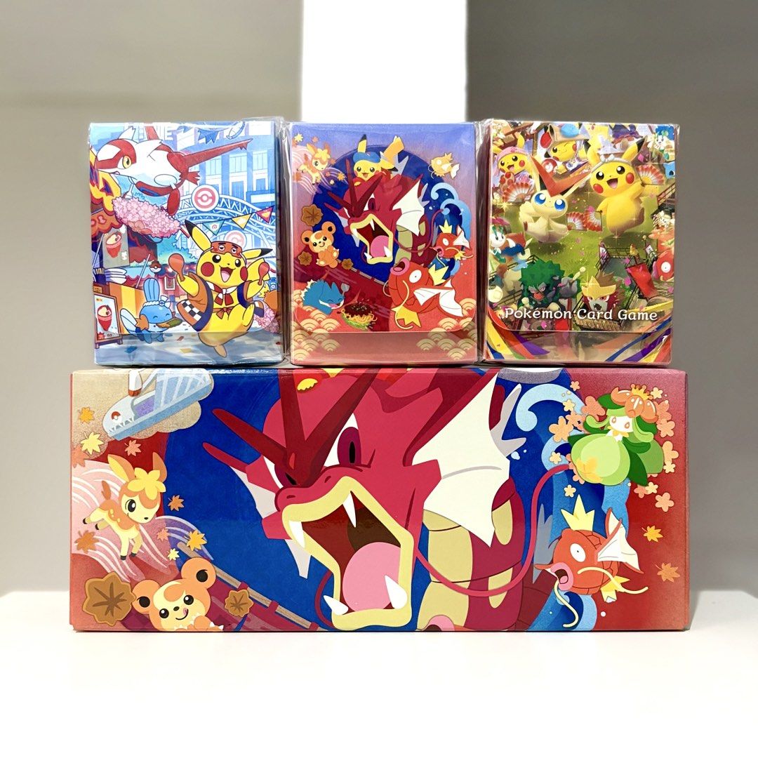 Pokémon Center Special Box Deck Case Bundle (Category: Card Boxes & Cases) located in Santa Rosa. Submitted by shikaricollectibles (Listing ID 1457650690, Image 1). Description: Pokémon Center Special Box Deck Case Bundle -1 Tohoku Deck Case (Sealed) -1 Hiroshima Deck Case (Sealed) -1 Fukuoka Deck Case (Sealed) -1 Outer Box (Hiroshima) The outer box itself can be also used as a deck box. Price: ₱1,000 per Set.
