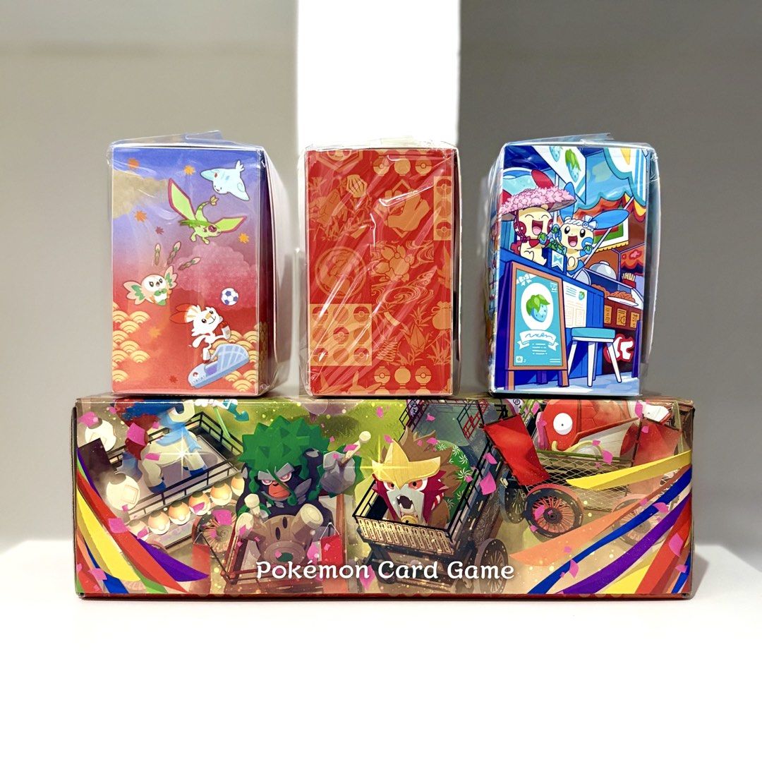 Pokémon Center Special Box Deck Case Bundle (Category: Card Boxes & Cases) located in Santa Rosa. Submitted by shikaricollectibles (Listing ID 1457650871, Image 3). Description: Pokémon Center Special Box Deck Case Bundle -1 Tohoku Deck Case (Sealed) -1 Hiroshima Deck Case (Sealed) -1 Fukuoka Deck Case (Sealed) -1 Outer Box (Tohoku) The outer box itself can be also used as a deck box. Price: ₱1,000 per Set.