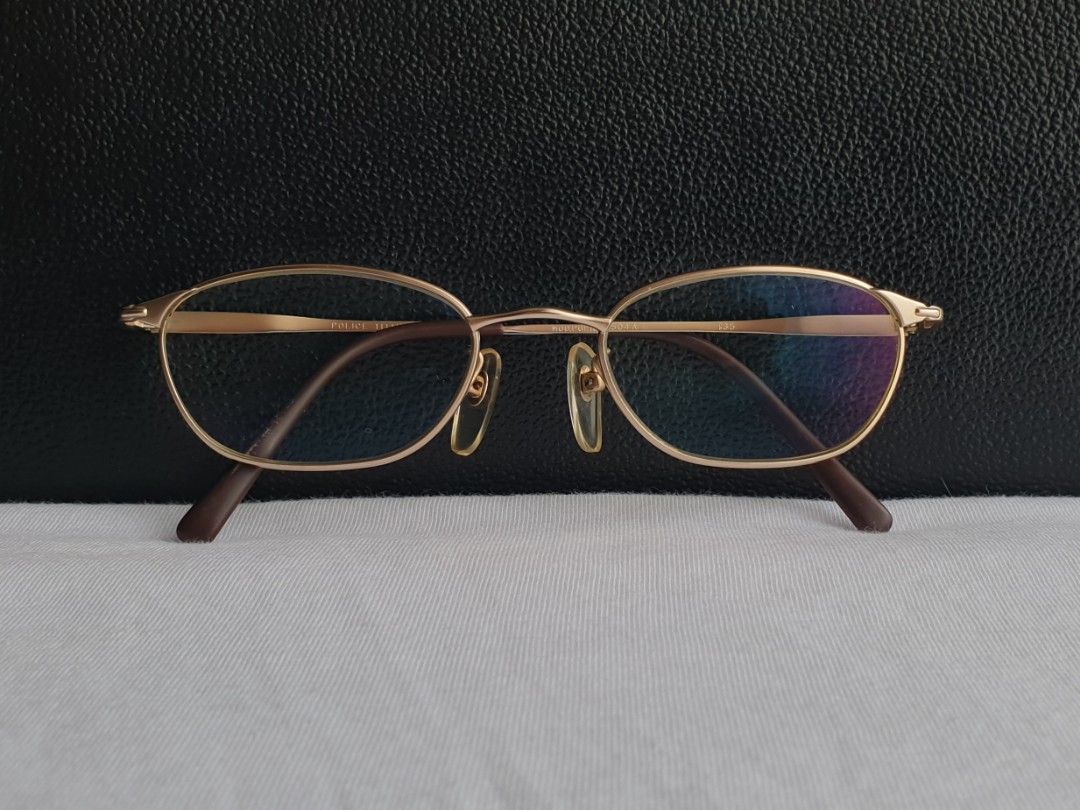 Police Titanium Eyeglass Frame (Category: Sunglasses & Eyewear) located in Quezon City. Submitted by WasalakTwo (Listing ID 1457703287, Image 1). Description: Bought in Japan Authentic Durable and high quality Goodcondition Clean and presentable Lens are graded, but replaceable Open for delivery nationwide Front Width 13cm Front Height 3cm.