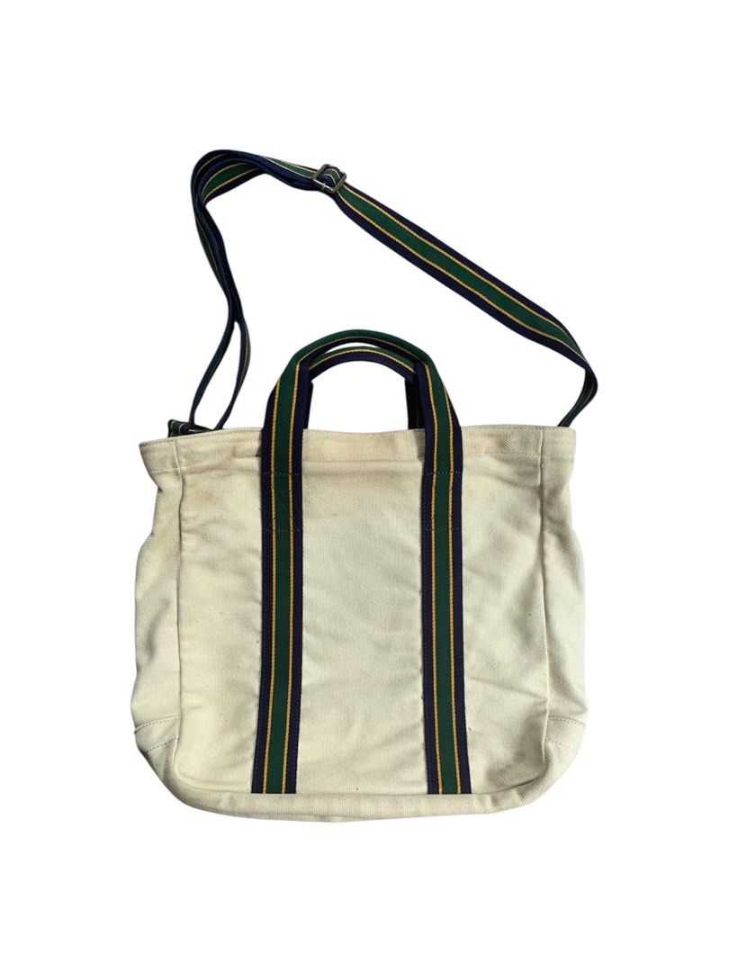 Polo Ralph Lauren Tote Bag (Category: Luxury Bags & Wallets) located in Buhi. Submitted by sneak_pick (Listing ID 1457530034, Image 2). Description: Polo Ralph Lauren Tote Bag Very Minimal signs of use. Excellent condition. 100% Cotton Canvas Shell Firm: 78% Acrylic 22% Polyethylene Made in China Height: 14.5” Width: 18” Depth: 15” Condition: 9/10 Flaw/s: Minimal dirt.
