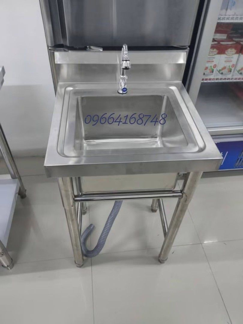 PORTABLE STAINLESS SINK FOR SALE (Category: Bathroom & Kitchen Fixtures) located in Manila. Submitted by davearonda40644 (Listing ID 1457648345, Image 1). Description: PORTABLE STAINLESS SINK MADE IN HIGH GRADE 304 STAINLESS STEEL CASH ON DELIVERY SAME DAY DELIVERY READY MADE FIX SIZE AND DESIGN.