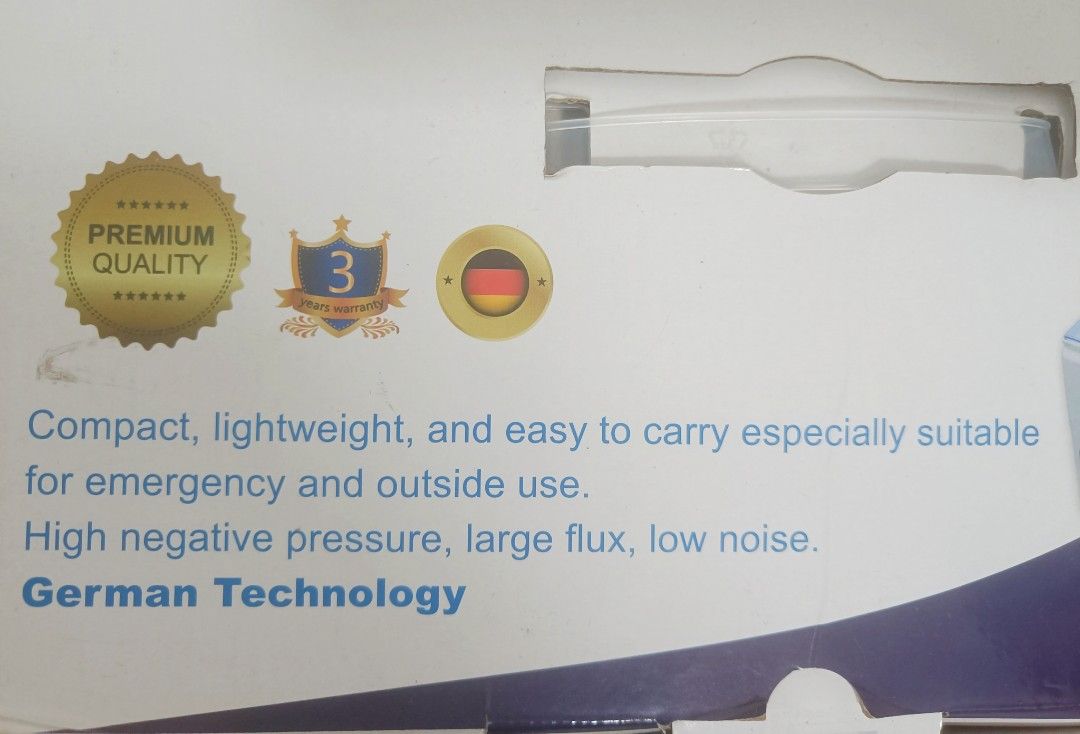Portable Suction Machine (Category: Medical Supplies & Tools) located in Manila. Submitted by jpsal (Listing ID 1457663932, Image 3). Description: .