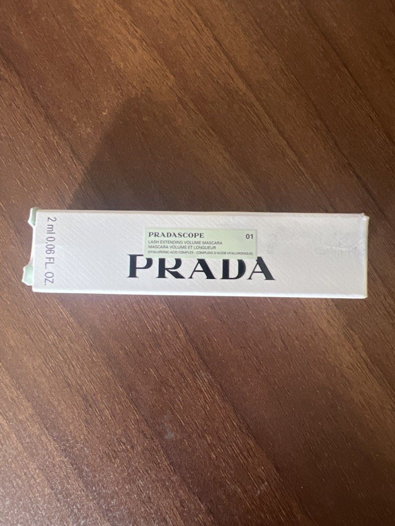 PRADA PRADASCope Lash Extending Volume Mascara (Category: Makeup) located in Muntinlupa City. Submitted by all.things.branded (Listing ID 1457536104, Image 2). Description: - Prada Pradascope Lash Extending Volume Mascara - Full size tube - Comes in original packaging - Enhances lashes with volume and length - Made in Italy.
