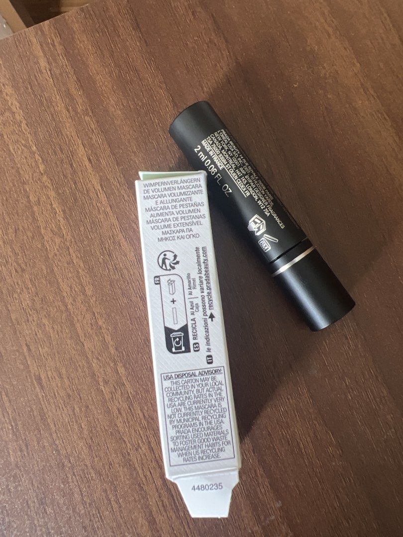PRADA PRADASCope Lash Extending Volume Mascara (Category: Makeup) located in Muntinlupa City. Submitted by all.things.branded (Listing ID 1457536104, Image 3). Description: - Prada Pradascope Lash Extending Volume Mascara - Full size tube - Comes in original packaging - Enhances lashes with volume and length - Made in Italy.
