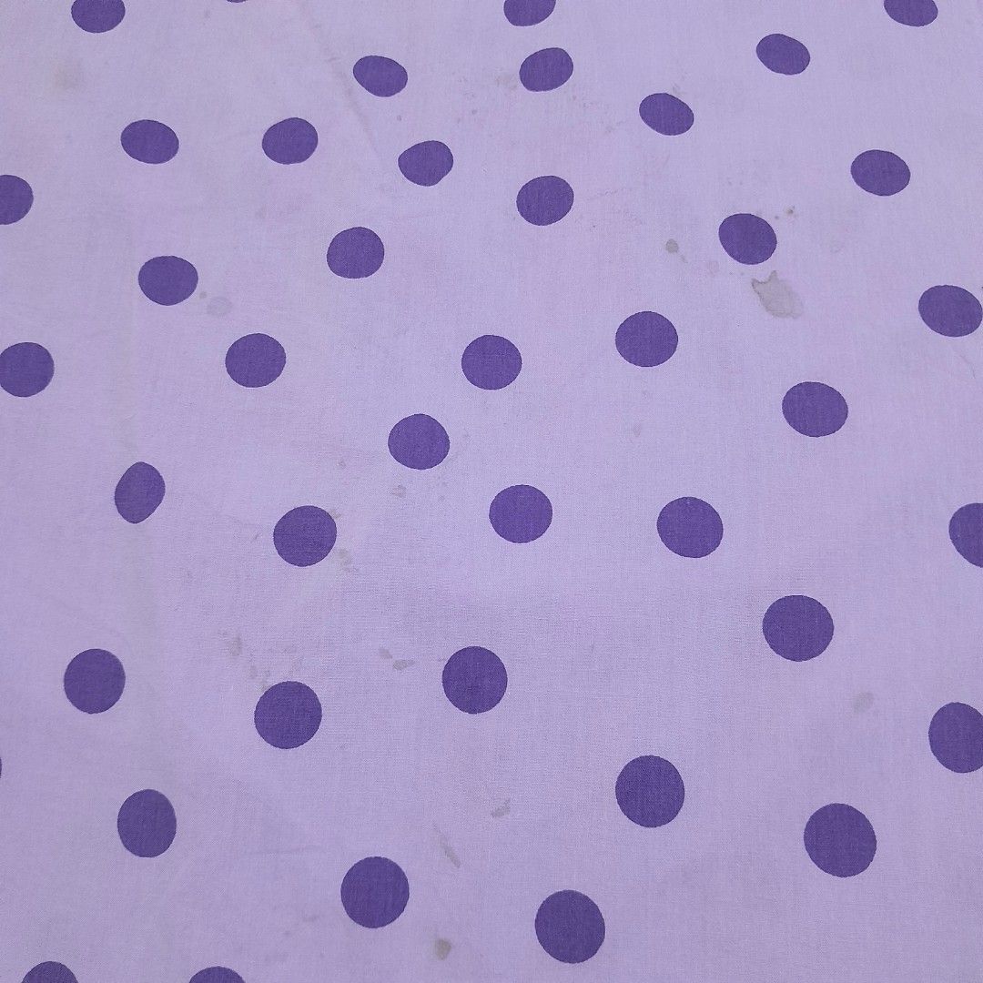 Preloved Korean Lavender Polka-dot Ruffled Collar Top (Category: Blouses) located in Caloocan City. Submitted by ailove_ph (Listing ID 1457664760, Image 3). Description: ♡ Preloved pieces, handpicked with love ♡ Color may vary due to lighting ♡ Items are preloved, please manage your expectations ♡ DM for inquiries Thanks loves!💕.
