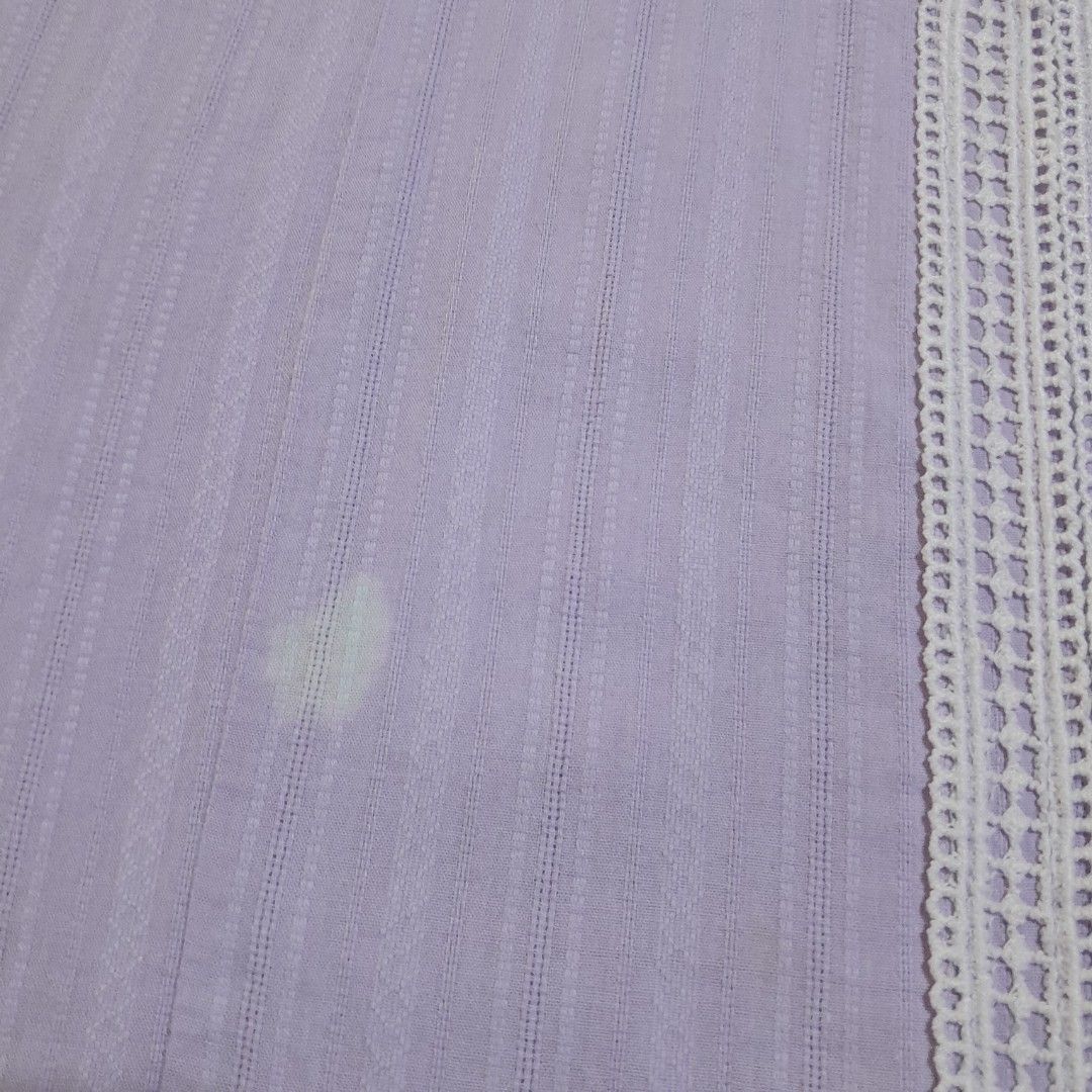 Preloved Korean Lavender Ruffled Puff Sleeves Top (Category: Blouses) located in Caloocan City. Submitted by ailove_ph (Listing ID 1457665073, Image 3). Description: ♡ Preloved pieces, handpicked with love ♡ Color may vary due to lighting ♡ Items are preloved, please manage your expectations ♡ DM for inquiries Thanks loves!💕.