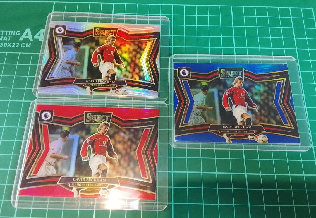 Prizm beckham 碧咸 曼聯球星卡 silver red blue 3張 （分類：原色卡片）位於 Hong Kong。 由 specialShop 提交（商品編號 1457630792，圖片 1）。簡介： 呢張係碧咸嘅球星卡，曼聯時期。有幾款閃卡，款款都好靚。收藏家必備，送俾朋友都好正。有興趣就快啲問啦！。