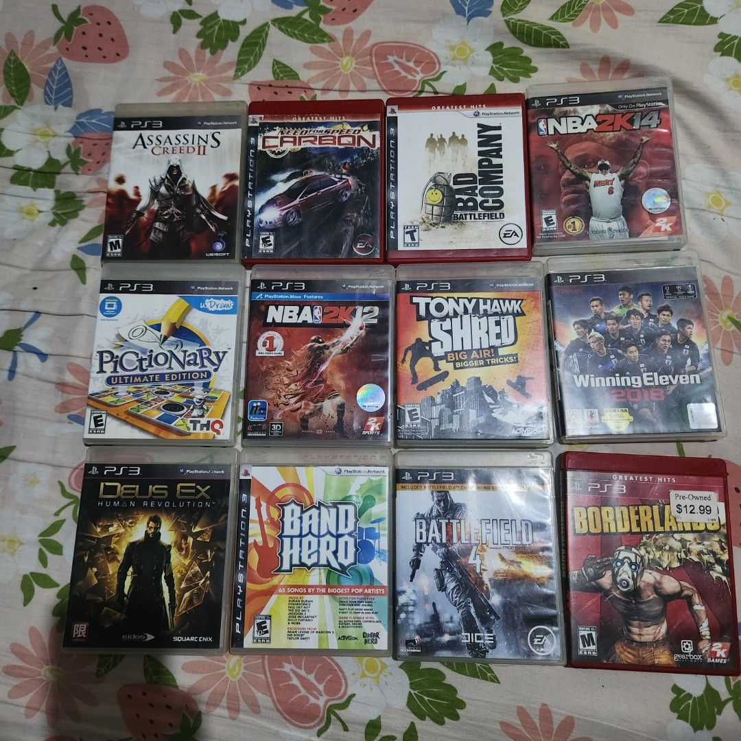 PS3 Games Bundle - Various Titles (Category: PlayStation) located in Caloocan City. Submitted by jayrevidizo (Listing ID 1457539522, Image 2). Description: For sale Ps3 CD games -All working and tested -1 day warranty for test -Have discount if you avail atleast two disc Prices: Call of duty black ops - 499 php Call of duty black ops 2 - 499 php Fi al fantasy 13 - 599 php Red dead redemption - 499 php THE REST OF ALL GAMES - 399 php -Can pick up 