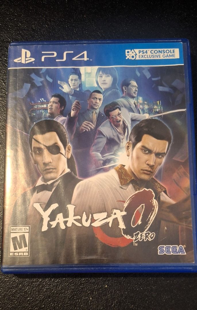PS4 Yakuza 0 (Category: PlayStation) located in General Trias. Submitted by aeunice (Listing ID 1457667575, Image 1). Description: Title: Yakuza 0 PS4 Exclusive. Rated M (17+). Comes with original case. Great action-adventure game. Meet up / Shipping via Lalamove, JnT, Gogo Express & LBC..