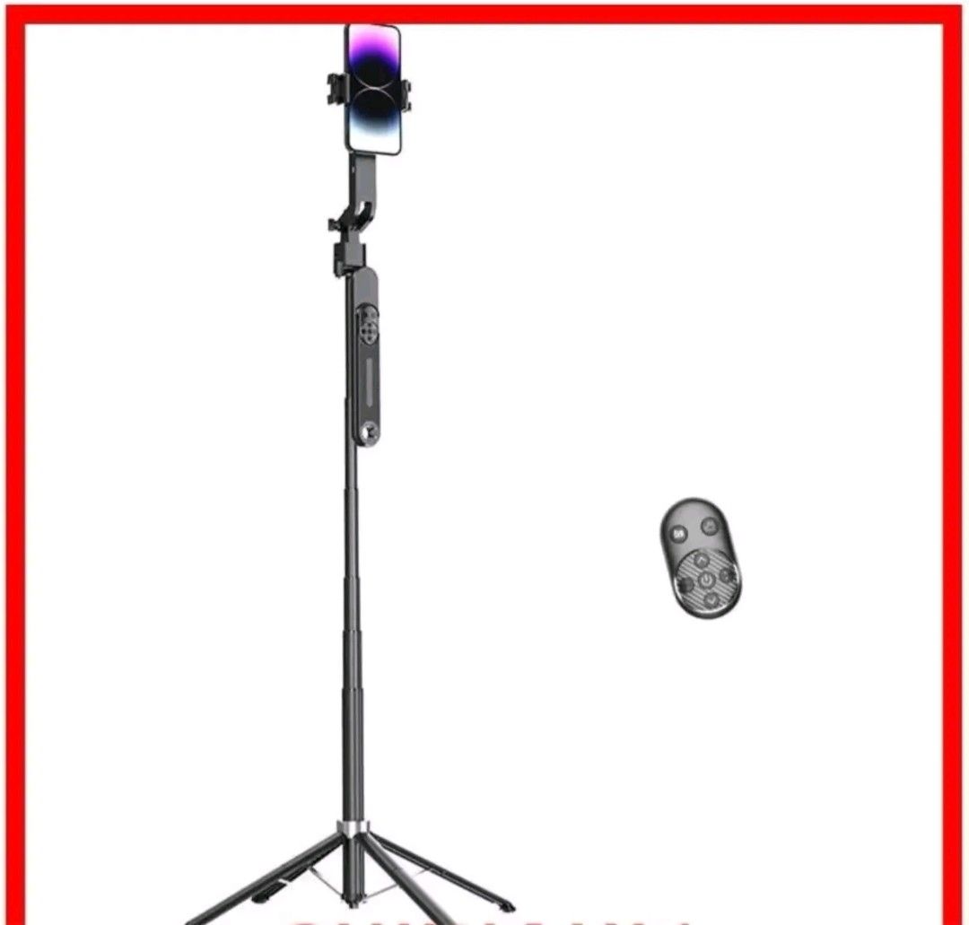 Q515TK Tracking Gimbal Selfie Stick 1.8M with Remote (Category: Tripods & Monopods) located in Manila. Submitted by marvieobordo (Listing ID 1457602843, Image 3). Description: - Q515TK Selfie Stick with Gimbal - Extends up to 1.8 meters - Features Face Tracking and AI Focus - Includes Remote Control - Can be used as a Tripod - Ideal for Vlogging and Photography.