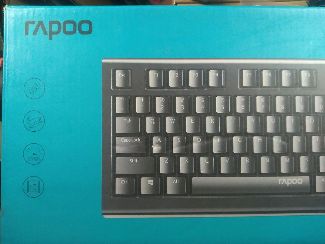 Rapoo X120Pro Keyboard (only) (Category: Computer Keyboard) located in Manila. Submitted by anthony.moose (Listing ID 1457574568, Image 1). Description: Rapoo X120Pro Keyboard [Brand New ] - originally came with mouse, but I used it. Keyboard is UNUSED and brand new (Still in plastic and box) - Spill resistant (keeps working even if matapunan ng tubig) - one of the best and most reliable budget electronics brands today! - damage on box is due to 