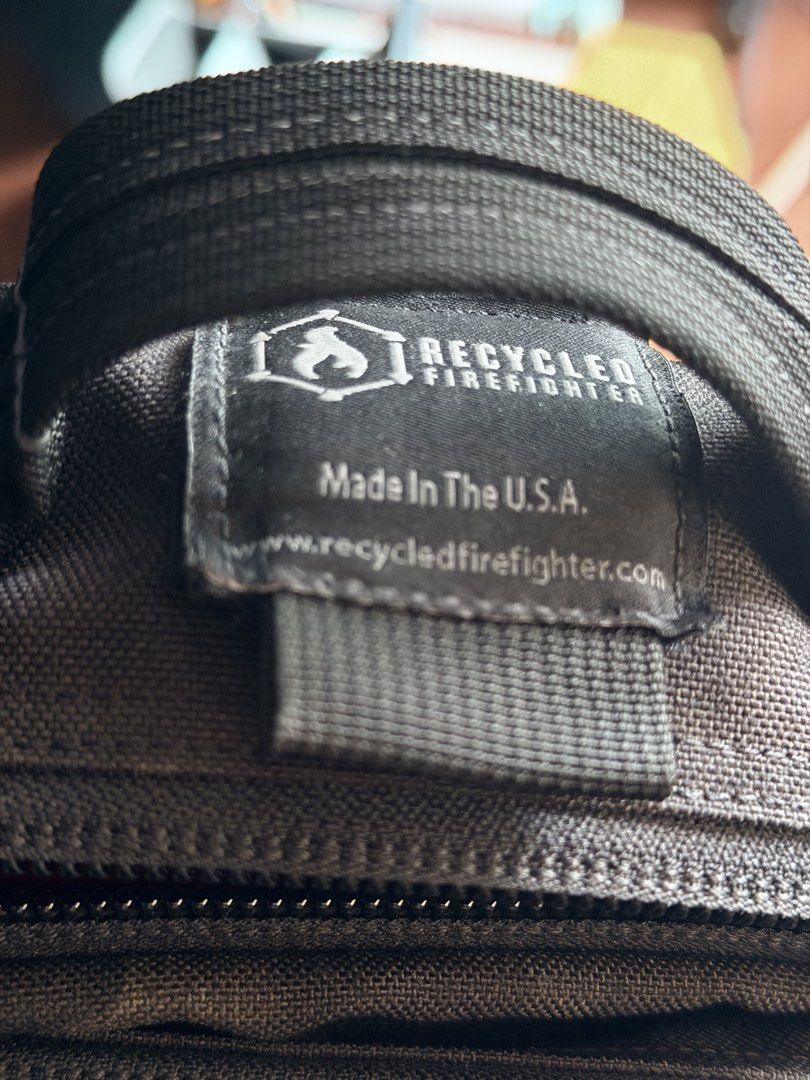 Recycled Firefighter Backpack (Category: Laptop Bags & Sleeves) located in Makati City. Submitted by jcgellidon (Listing ID 1457540806, Image 2). Description: .