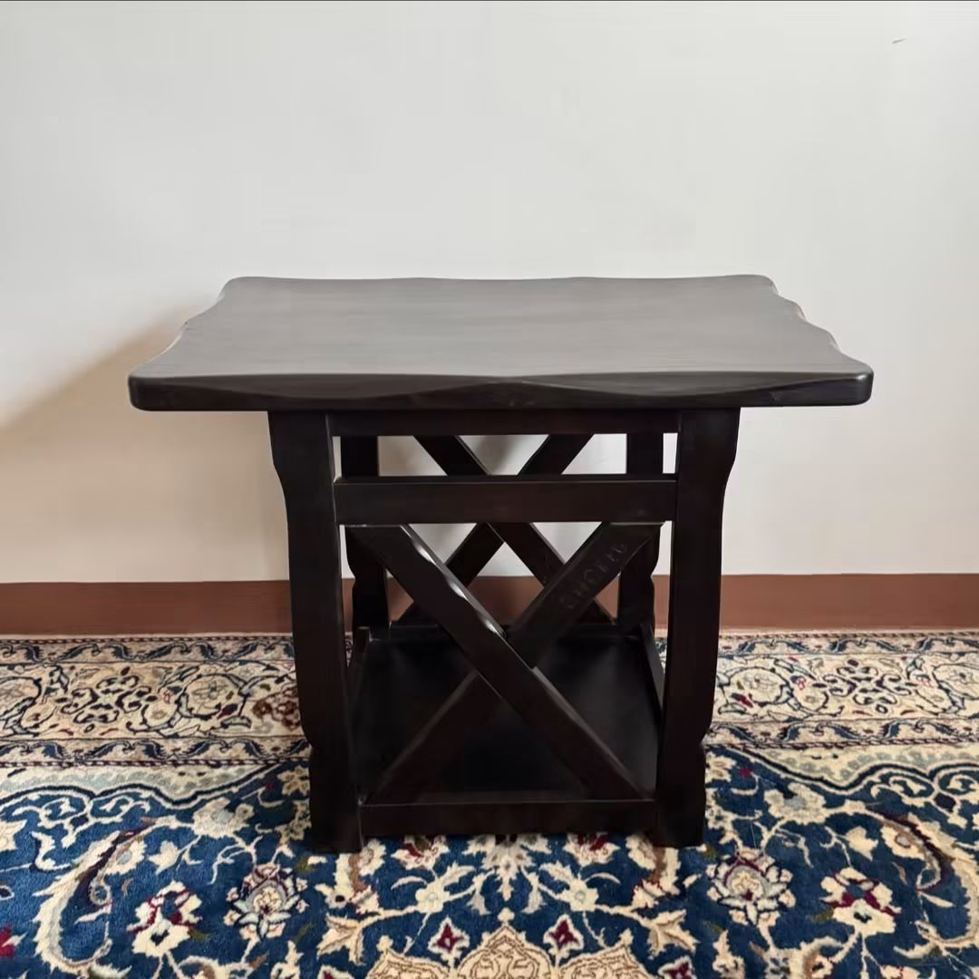 Rustic Side Table (Category: Tables & Sets) located in Meycauayan. Submitted by marygracecasimiro (Listing ID 1457609140, Image 2). Description: Available - Vintage Karimoku Rustic Side Table In good condition 10k Check photos first before buying✅ DM to Inquire🧡 Item will be sold AS IS. Please refrain from purchasing if you are particular about USED items and imperfections Major issues will be stated or shown through pictures if there is any.💚.