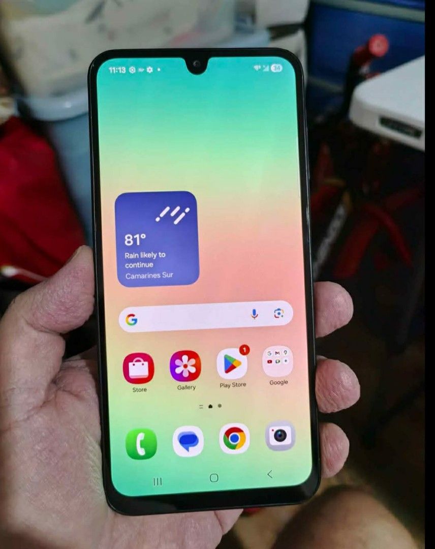 Samsung A26 5G (US Variant) (Category: Samsung) located in Manila. Submitted by rarefire_d32e1a (Listing ID 1457599920, Image 2). Description: -Super AMOLED 120Hz Display (Almost flagship) -5G Connectivity (up to 800k antutu score) -50MP Main Camera with OIS (On par with iPhone 11) -13MP Front Camera (Highly detailed) -Capable of e-sim -5,000mAh Battery -25W Fast Charging -IP67 Water & Dust Resistant -Smooth performance for everyday use, gaming &