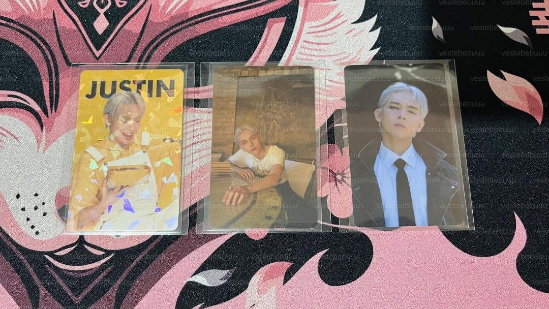 SB19 Justin Photocards Set (Category: K-Wave Merchandise) located in Bulacan. Submitted by strawbebuuu (Listing ID 1457645373, Image 1). Description: Rfs: Decluttering MOP: Gcash / Bank Transfer MOD: J&T / LBC Thank you po! 💖.