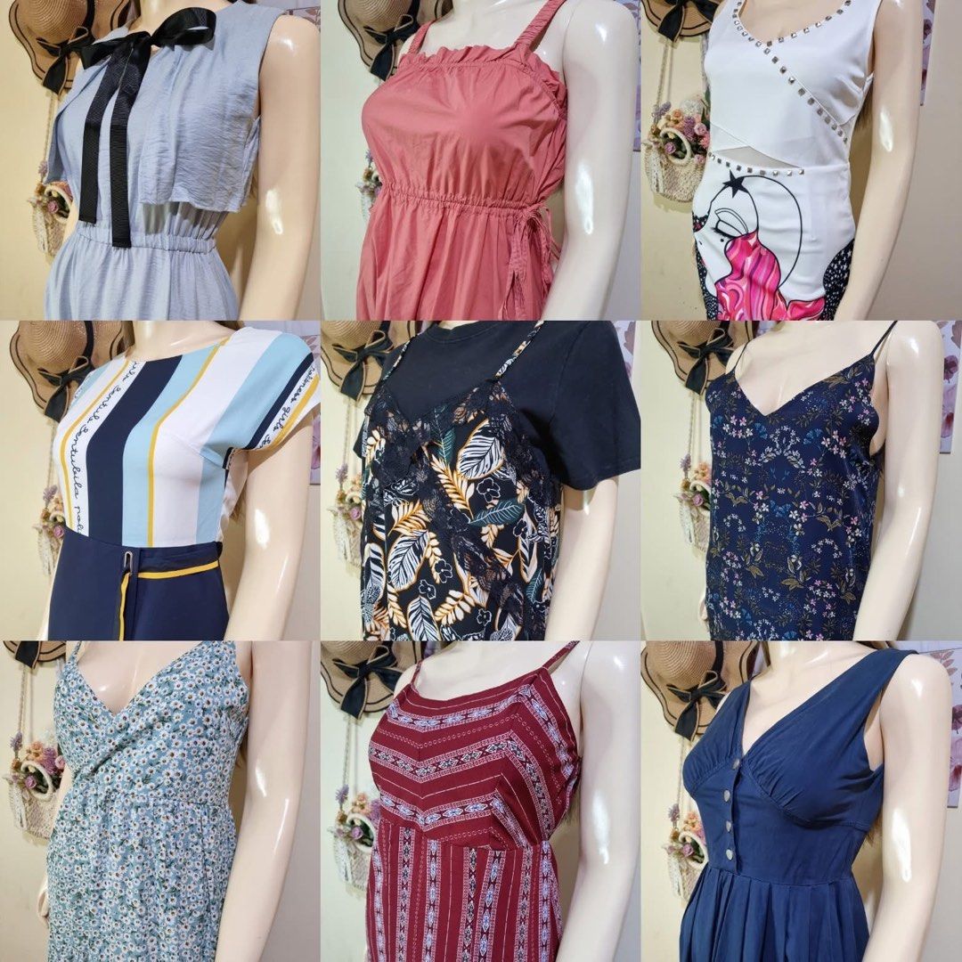 Sealed Ukay Bale - C78A+A / mixed mini, midi maxi dresses (Category: Dresses) located in Quezon City. Submitted by jyownuh (Listing ID 1457681434, Image 3). Description: - Sealed ukay bale - with approx 150-180 pcs mini/midi/maxi dress - Photos from previous batches attached - Please note that conditions of bale contents are never guaranteed. ***Dati akong nagtitinda ng ukay pero di na na-asikaso mula ng nagbalikan sa office. Original price ng ba