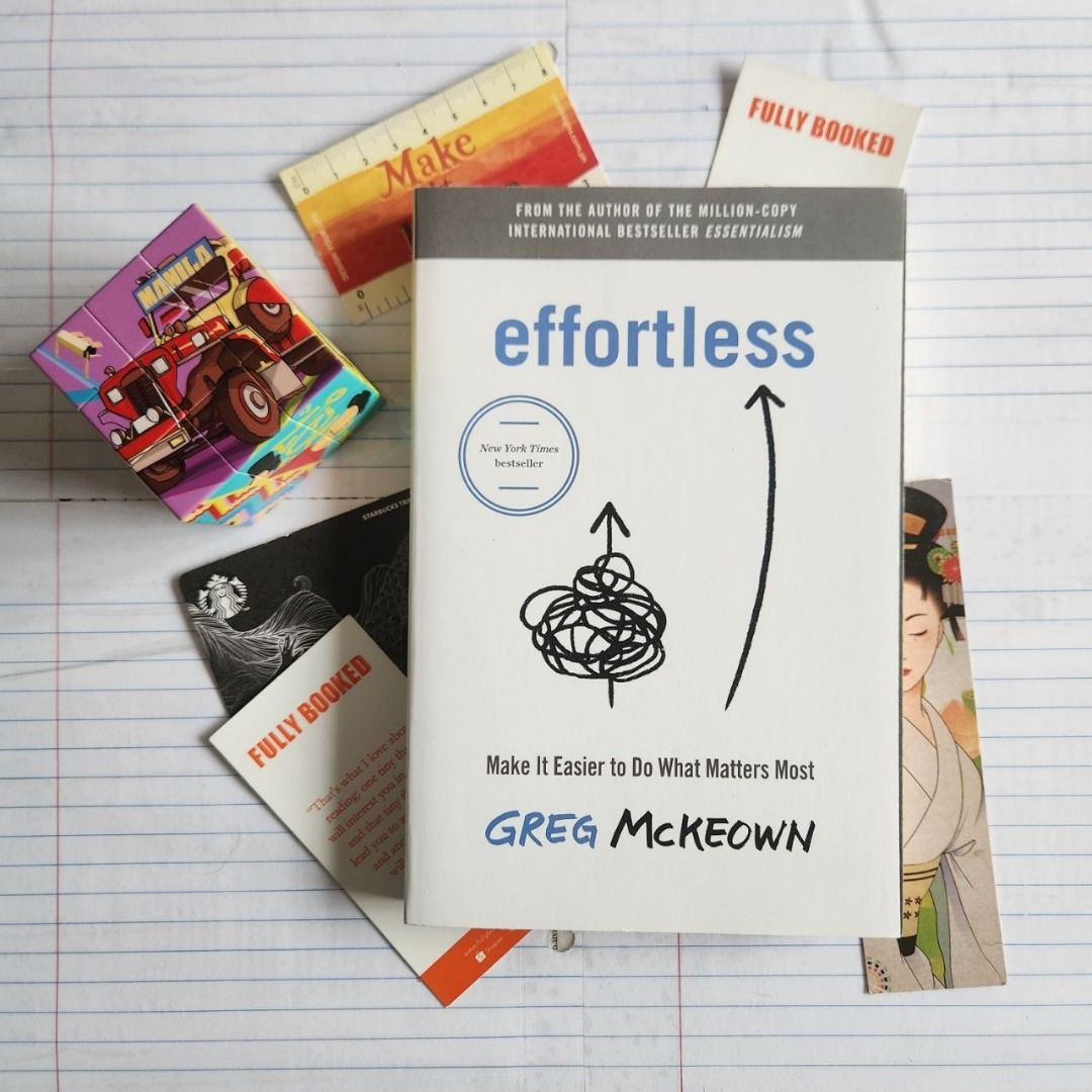 SELF-HELP, DEVELOPMNT, GROWTH | Effortless (Category: Storybooks) located in Paranaque City. Submitted by dmdenise (Listing ID 1457614785, Image 1). Description: READ FIRST!!!! —> please text me since I’m not active on this platform Books are all original and authentic. We make sure to check the books’ authenticity. PRODUCT DESCRIPTION 🌙A practical self-help guide focused on turning critical, high-friction tasks into simple, sustainable habits s