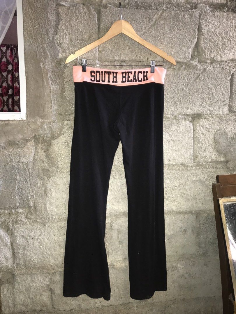 SOUTH BEACH YOGA PANTS (Category: Other Bottoms) located in Naga. Submitted by gemsin.bins (Listing ID 1457596954, Image 2). Description: SOUTH BEACH YOGA FLARED PANTS ISSUE:MINIMAL HAIRLINES DIMES:L'38 W'29 H'9.5 -COURIER FLASH EXPRESS/J&T -UNLI VC/VOUCH ON BLUE APP .