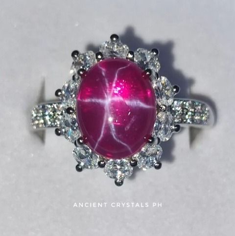 Starlight Ruby Ring ~ “Georgia” ❤️ (Category: Rings) located in Makati City. Submitted by ancientph (Listing ID 1457689155, Image 3). Description: Starlight Ruby Ring ~ “Georgia” ❤️ From the Golden Hours Collection Good for: -Magnifies intuition, spiritual wisdom, and divine light -Ignites passion, vitality, and personal leadership -Shields the aura with powerful protective grounding energy -Attracts success, abundance, and emotional strength °•°