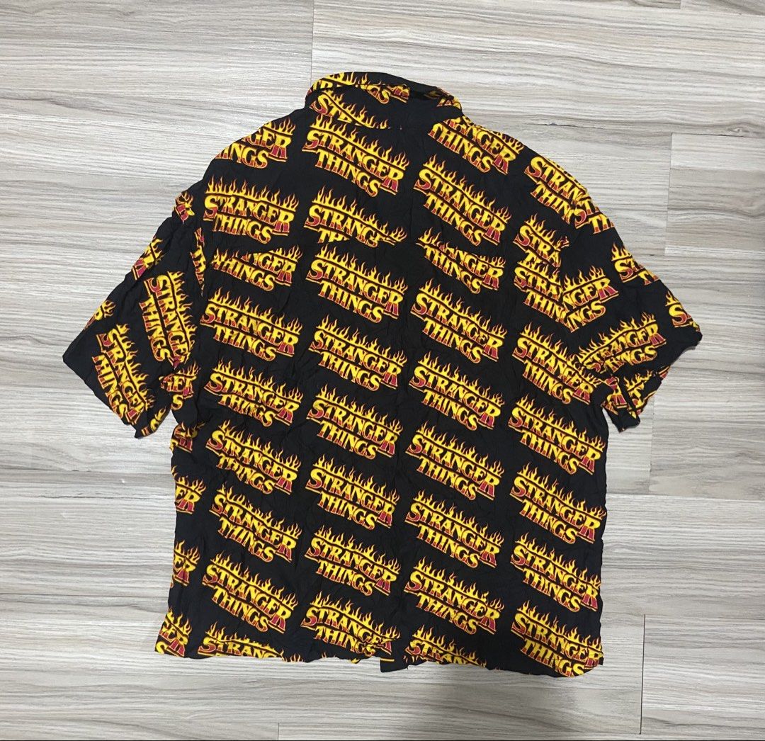 Stranger things h&m (Category: Formal Shirts) located in Cebu City. Submitted by charlyx (Listing ID 1457637157, Image 3). Description: Good as new No issue Relaxed fit L28 W22.