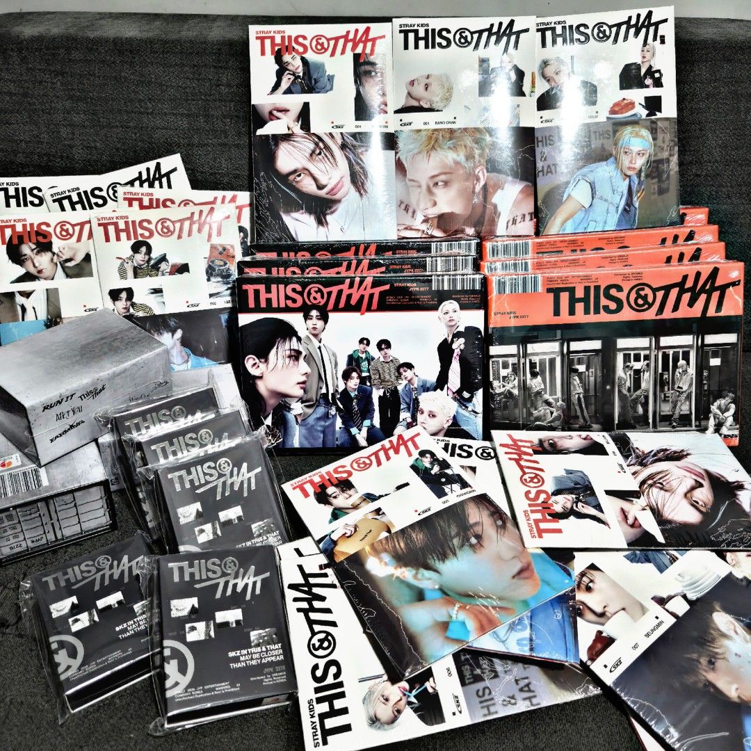 Stray Kids This & That Album (Category: CDs & DVDs) located in Aloran. Submitted by gonibluesell (Listing ID 1457606717, Image 1). Description: STRAY KIDS — THIS & THAT 📦 PH ON-HAND • READY TO SHIP Your picks are finally ready to come home! 🫶🏻 AVAILABLE VERSIONS: ♡ THIS Version — ₱990 ♡ THAT Version — ₱990 ♡ & Version — ₱680 ♡ FAN Version — ₱730 ♡ TRUCK Version — ₱1,350 📦 Ships via J&T / Flash Express /Shpee C/O 🚚 Ready to ship 💸 Shipping f