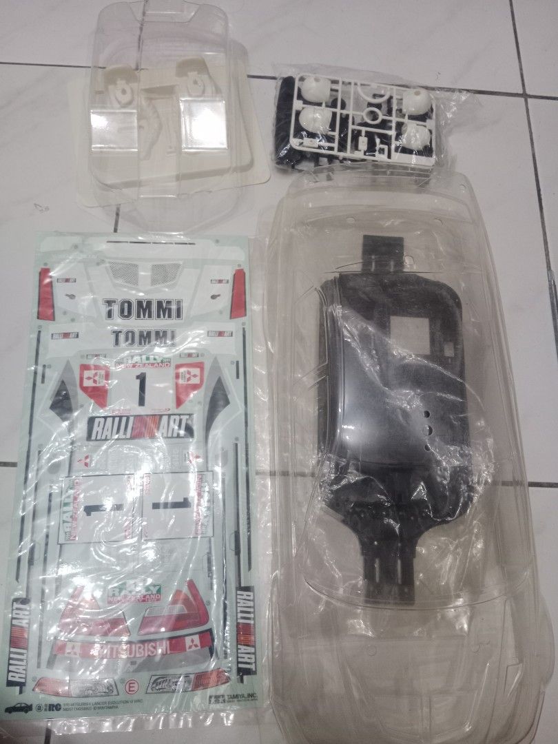 tamiya rc car (Category: Vehicle & Diecast Models) located in Caloocan City. Submitted by kam0teb0y (Listing ID 1457076542, Image 3). Description: Vintage 1999 Tamiya TB01 chassis Mitsubishi Lancer Evolution VI WRC pwede trade sa tamiya lunch box evo.