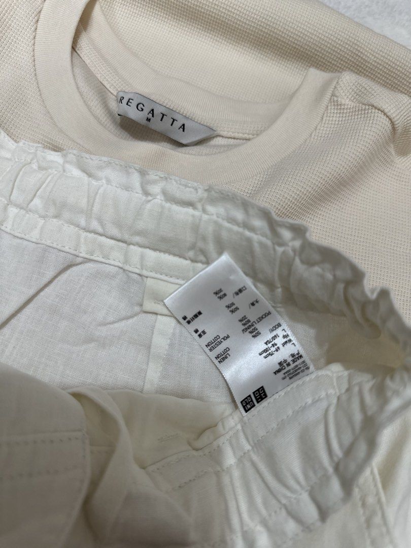 Uniqlo Short & Regatta Shirt ( Set) (Category: Shorts) located in Calamba. Submitted by nympha0630 (Listing ID 1457539740, Image 3). Description: Both unused, removed tag na lng Size medium to large or 29-30 waistline garterized Personal ko po damit dko nasuot at tumaba as in..