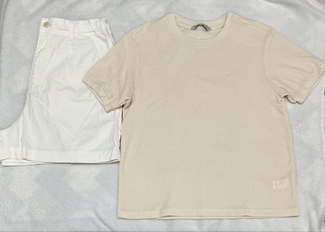 Uniqlo Short & Regatta Shirt ( Set) (Category: Shorts) located in Calamba. Submitted by nympha0630 (Listing ID 1457539740, Image 2). Description: Both unused, removed tag na lng Size medium to large or 29-30 waistline garterized Personal ko po damit dko nasuot at tumaba as in..