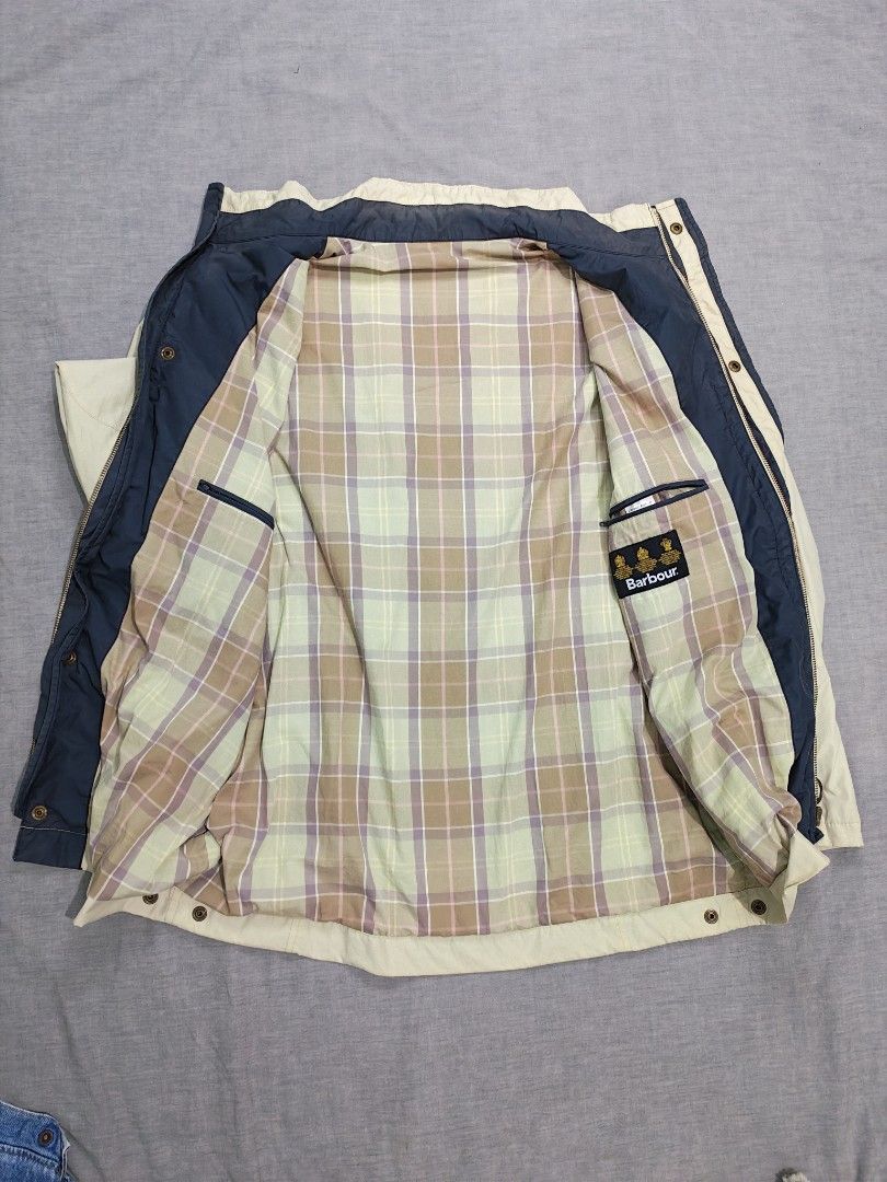 vintage barbour lightweight utility jacket (Category: Coats, Jackets and Outerwear) located in Baguio. Submitted by used_clothing2600 (Listing ID 1457657811, Image 3). Description: vintage barbour lightweight utility jacket size large verygood condition issue stains pit to pit 24.5 length 29.5 shoulders 20.5 sleeve length 23.5 1000.