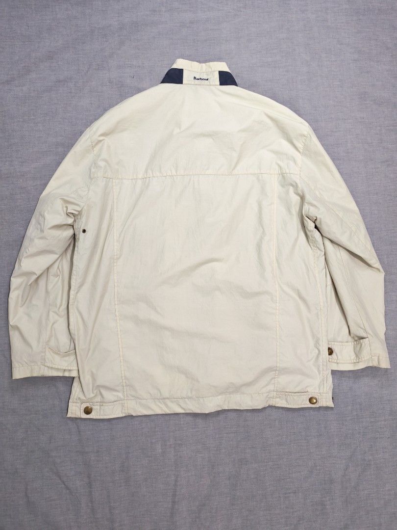 vintage barbour lightweight utility jacket (Category: Coats, Jackets and Outerwear) located in Baguio. Submitted by used_clothing2600 (Listing ID 1457657811, Image 2). Description: vintage barbour lightweight utility jacket size large verygood condition issue stains pit to pit 24.5 length 29.5 shoulders 20.5 sleeve length 23.5 1000.