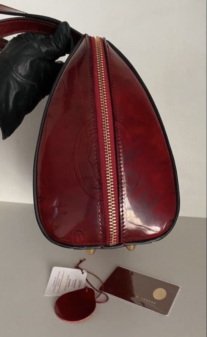 Vintage Cartier (Category: Luxury Bags & Wallets) located in Valenzuela. Submitted by leneluxe (Listing ID 1457516041, Image 3). Description: Vintage Cartier Charol leather material Minimal signs of use only Good condition Pls check all posted pictures Japan source .