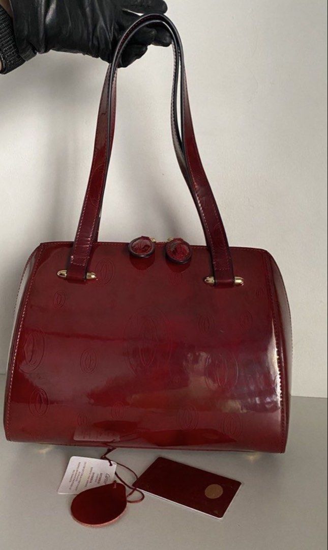 Vintage Cartier (Category: Luxury Bags & Wallets) located in Valenzuela. Submitted by leneluxe (Listing ID 1457516041, Image 1). Description: Vintage Cartier Charol leather material Minimal signs of use only Good condition Pls check all posted pictures Japan source .