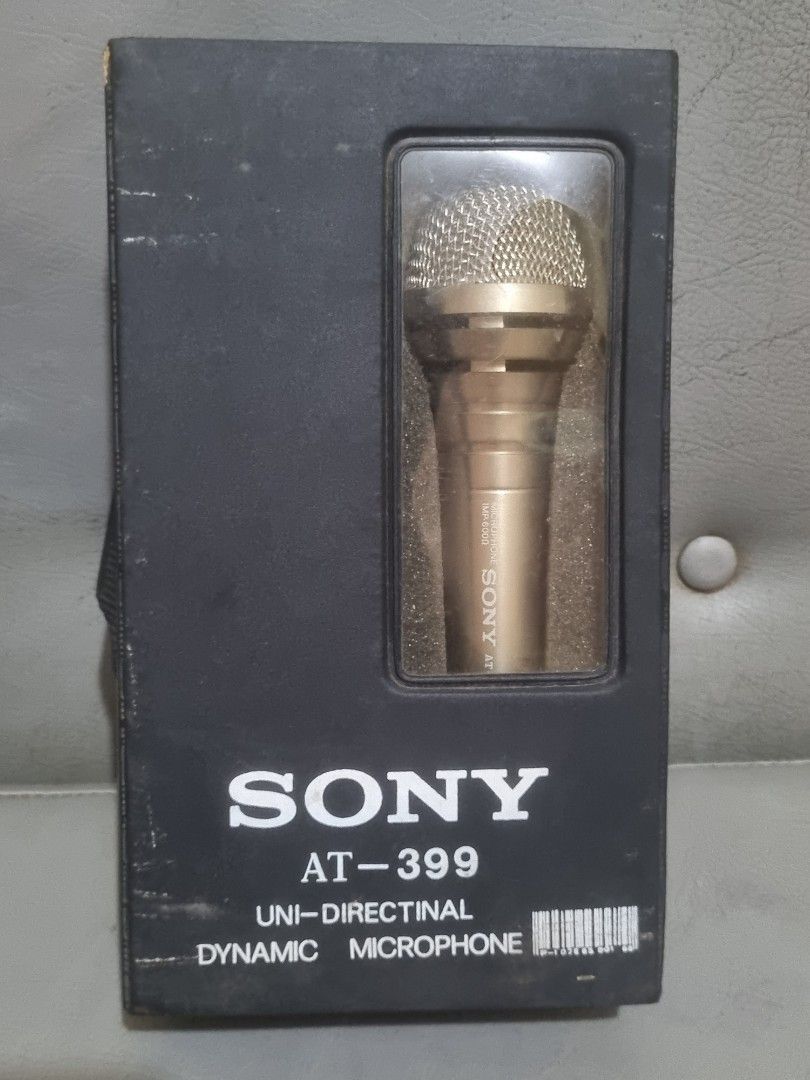 Vintage Sony Microphone AT -399 (Category: Microphones) located in Silang. Submitted by samflores2k4t7 (Listing ID 1457560020, Image 1). Description: For sale Vintage Sony Microphone AT -399 Metal Selling AS IS UNTESTED.