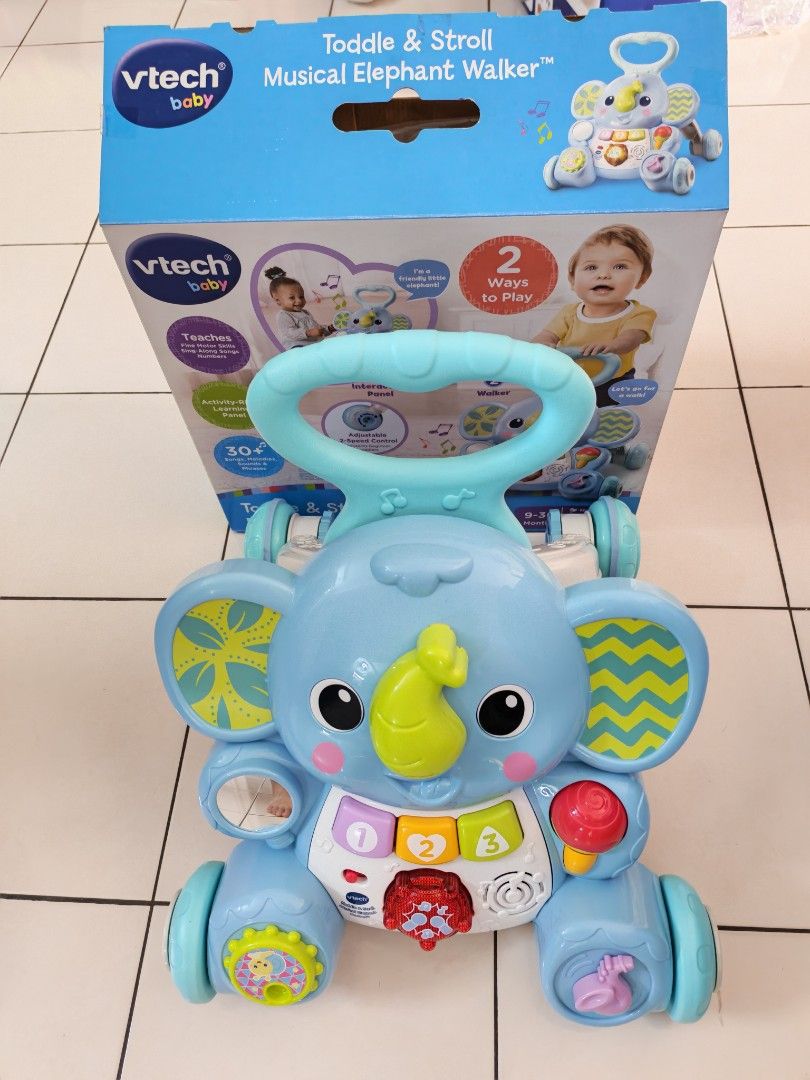 Vtech Walker (Category: Infant Playtime) located in Kuala Lumpur. Submitted by preloveduser (Listing ID 1457541952, Image 1). Description: open and tested.