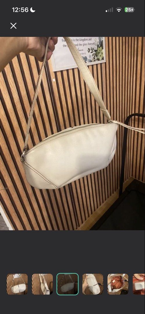 White Kili Bag + FREE SF (Category: Shoulder Bags) located in Manila. Submitted by laploove (Listing ID 1457678253, Image 3). Description: recently bought from carousell but not my style :(( rfs: not my style, impulsive purchase needs heavy cleaning! pics are from the seller i bought the bag from. .