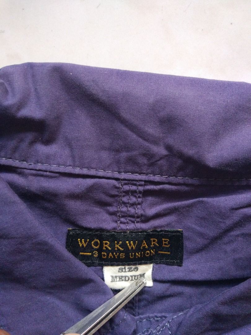 Workware Lightweight Chore Jacket M (Category: Coats, Jackets and Outerwear) located in Pasay City. Submitted by denimdude.ph (Listing ID 1457620333, Image 3). Description: French chore jacket style.