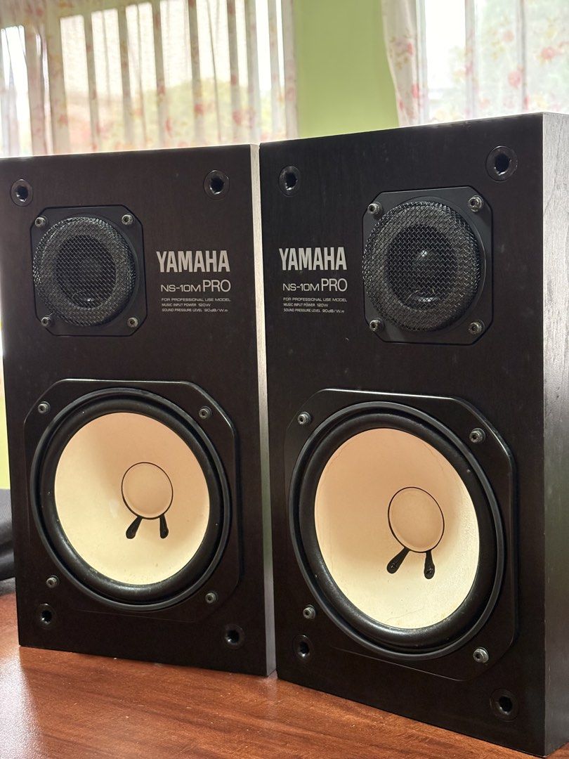 Yamaha NS10M Pro (Category: Soundbars, Speakers & Amplifiers) located in Angeles City. Submitted by enz.o (Listing ID 1457618731, Image 3). Description: Selling my Yamaha NS10M PRO Iconic set of speakers from the 80s. Perfect for audiophiles, sound engineers, or even for ordinary music lovers like me. Very rare find nowadays. Works very well Never been repaired Minor cosmetic imperfections due to their age. For interested buyers, you can visit ou