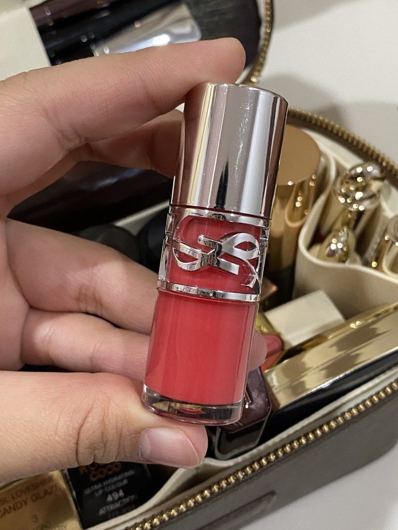 YSL Loveshine Plumping Lip gloss oil (Category: Makeup) located in Jaen. Submitted by destashwitha (Listing ID 1457542338, Image 3). Description: Shade: 09 Swatched once lang Rfs: not my shade Got this for ₱2400.