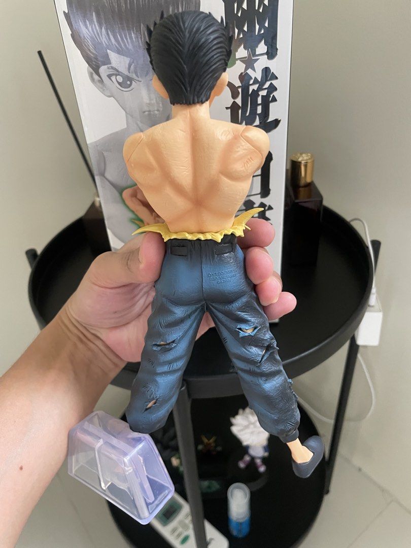 Yu Yu Hakusho Yusuke Urameshi Figure (Category: Figurines & Statues) located in Baliuag. Submitted by gim1987 (Listing ID 1457570337, Image 2). Description: - Yusuke Urameshi figure from the anime Yu Yu Hakusho. - Highly detailed sculpt, capturing his iconic look. - Features his signature ripped pants. - Comes with the original box for safekeeping or display. - An excellent collectible for any fan of the series. - Ideal as a display piece for you