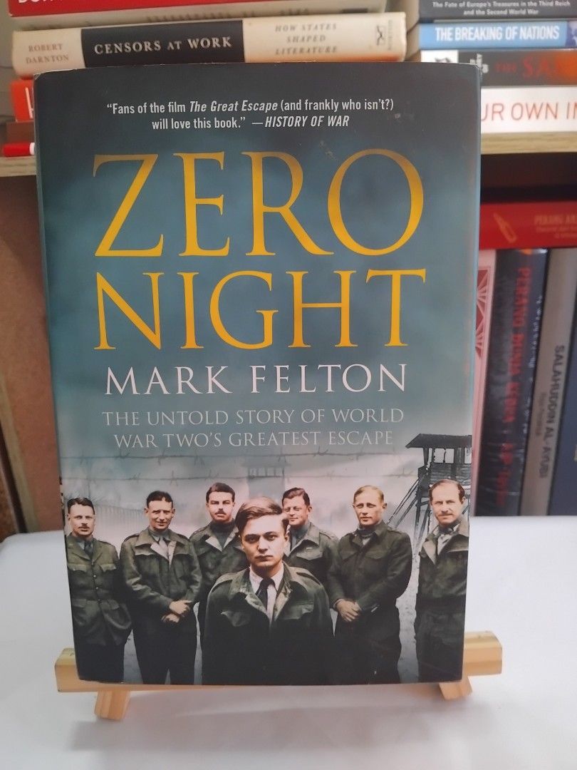 Zero Night (Category: Storybooks) located in Petaling Jaya. Submitted by garage_buku (Listing ID 1457541609, Image 1). Description: Buku terpakai/Preloved untuk dijual. Judul: Zero Night. Penulis: Mark Felton. Harga: RM 12.00. Terbitan: St. Martin's Press. Tahun: 2014. Format: Hardcover. Jumlah muka surat: 299. Kondisi buku: 1. Kesan penggunaan sederhana. 2. Foxing. Postage: Semenanjung Malaysia: RM 7.50. Sabah & Sarawak: RM 15.50. Proses penghan