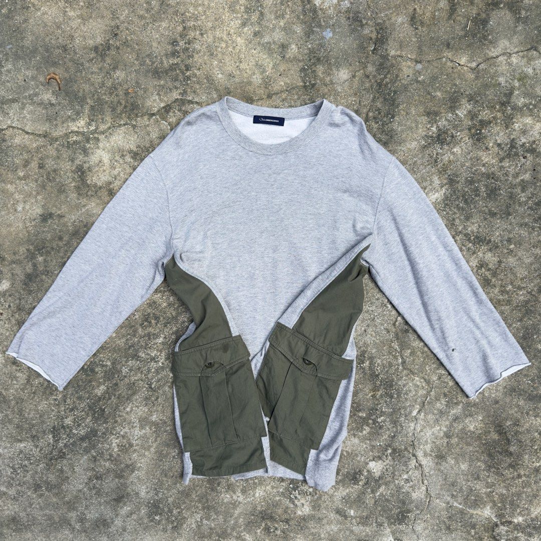 2017 AW JOHN UNDERCOVER CARGO POCKET DOCKING 7 SWEATSHIRT GRAY (Category: Coats, Jackets and Outerwear) located in Dinalupihan. Submitted by wearable_stuffz (Listing ID 1457772761, Image 2). Description: .