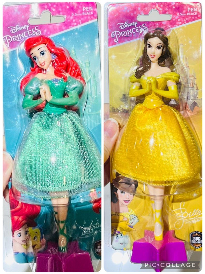 現貨👸🏼3D 公仔筆🖊️正版 迪士尼公主 美女與野獸貝兒公主公仔筆 / 小魚仙美人魚公仔筆 人形公仔 文具飾物 生日禮物 聖誕禮物 兒童玩具 結婚公仔 結婚禮物 珍藏收藏品 3D PEN DISNEY PRINCESS BEAUTY AND THE BEAST BELLA / LITTLE MERMAID ARIEL DOLL FIGURE KID TOY CHRISTMAS BIRTHDAY WEDDING GIFT （分類：兒童玩具）位於 Hong Kong。 由 swroom 提交（商品編號 1457812727，圖片 1）。簡介： 🚚 🎁 只限郵寄運送 🎁 ▫️▫️商品詳情▫️▫️ 🎁美女與野獸貝兒： $160 件 小魚仙美人魚 ： $180 件 ( 全新未開封) 💝節日銷情迅速請早訂購售完即止❣️ 🛍更多最新禮品玩具 follow us ： carousell.com/swroom ▫️▫️購買付款詳情 ▫️▫️ 📥 請 INBOX PM下單購買須提供以下資
