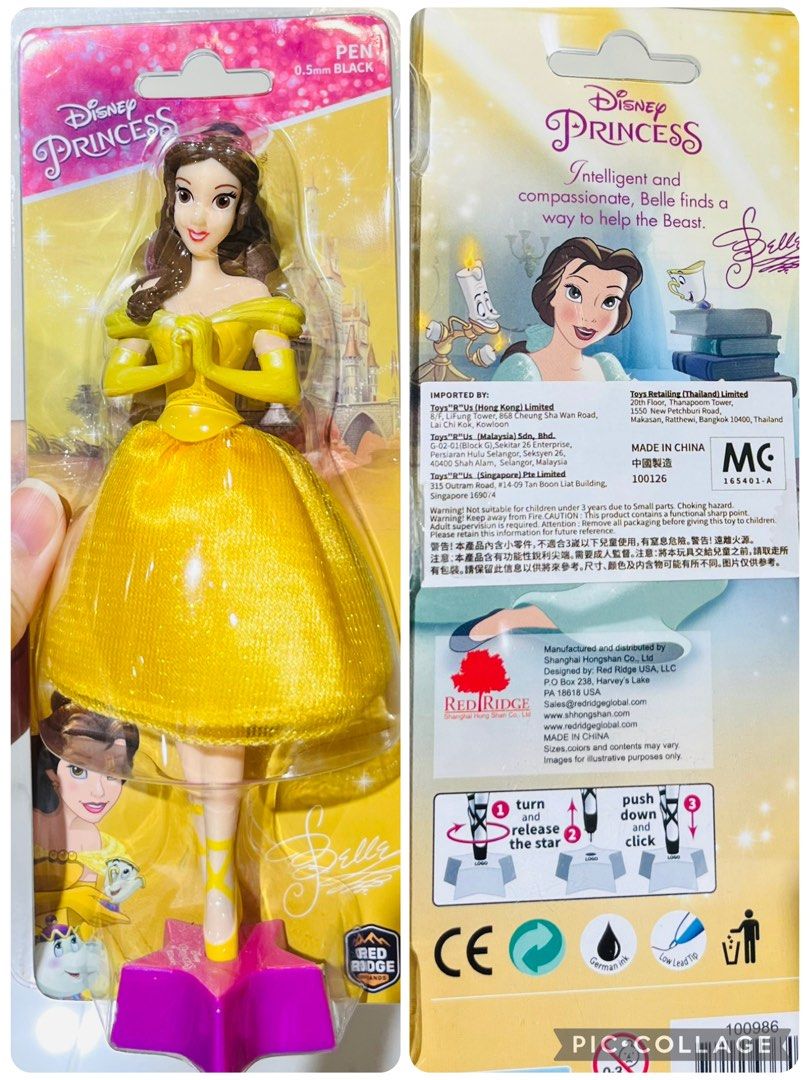 現貨👸🏼3D 公仔筆🖊️正版 迪士尼公主 美女與野獸貝兒公主公仔筆 / 小魚仙美人魚公仔筆 人形公仔 文具飾物 生日禮物 聖誕禮物 兒童玩具 結婚公仔 結婚禮物 珍藏收藏品 3D PEN DISNEY PRINCESS BEAUTY AND THE BEAST BELLA / LITTLE MERMAID ARIEL DOLL FIGURE KID TOY CHRISTMAS BIRTHDAY WEDDING GIFT （分類：兒童玩具）位於 Hong Kong。 由 swroom 提交（商品編號 1457812727，圖片 2）。簡介： 🚚 🎁 只限郵寄運送 🎁 ▫️▫️商品詳情▫️▫️ 🎁美女與野獸貝兒： $160 件 小魚仙美人魚 ： $180 件 ( 全新未開封) 💝節日銷情迅速請早訂購售完即止❣️ 🛍更多最新禮品玩具 follow us ： carousell.com/swroom ▫️▫️購買付款詳情 ▫️▫️ 📥 請 INBOX PM下單購買須提供以下資