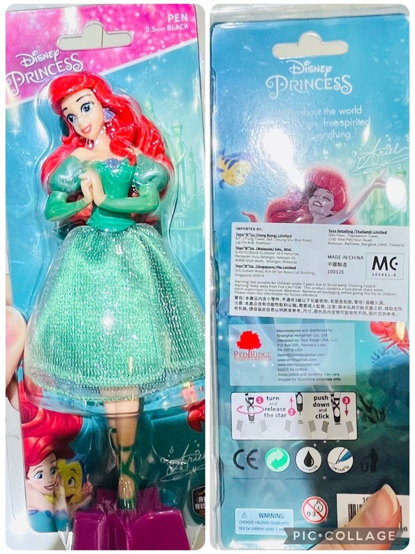 現貨👸🏼3D 公仔筆🖊️正版 迪士尼公主 美女與野獸貝兒公主公仔筆 / 小魚仙美人魚公仔筆 人形公仔 文具飾物 生日禮物 聖誕禮物 兒童玩具 結婚公仔 結婚禮物 珍藏收藏品 3D PEN DISNEY PRINCESS BEAUTY AND THE BEAST BELLA / LITTLE MERMAID ARIEL DOLL FIGURE KID TOY CHRISTMAS BIRTHDAY WEDDING GIFT （分類：兒童玩具）位於 Hong Kong。 由 swroom 提交（商品編號 1457812727，圖片 3）。簡介： 🚚 🎁 只限郵寄運送 🎁 ▫️▫️商品詳情▫️▫️ 🎁美女與野獸貝兒： $160 件 小魚仙美人魚 ： $180 件 ( 全新未開封) 💝節日銷情迅速請早訂購售完即止❣️ 🛍更多最新禮品玩具 follow us ： carousell.com/swroom ▫️▫️購買付款詳情 ▫️▫️ 📥 請 INBOX PM下單購買須提供以下資