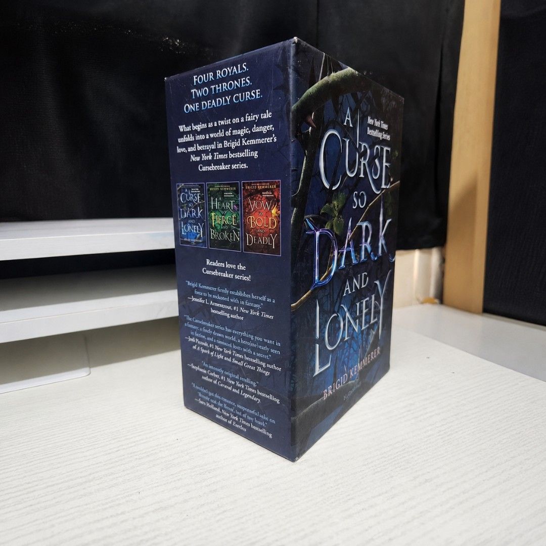 A Curse So Dark and Lonely Trilogy (Category: Storybooks) located in Manila. Submitted by pixelnprintlab (Listing ID 1457884980, Image 2). Description: 📚✨ A CURSE SO DARK AND LONELY TRILOGY ✨📚 A stunning hardbound fantasy trilogy to add to your bookshelf! 🥀👑🌹 Includes: ✔️ BOX 📖 A Curse So Dark and Lonely 📖 A Heart So Fierce and Broken 📖 A Vow So Bold and Deadly ✔️ Hardcopy ✔️ Original ✔️ Complete Trilogy Set ✔️ Ships within 7 days ✨ Perfe