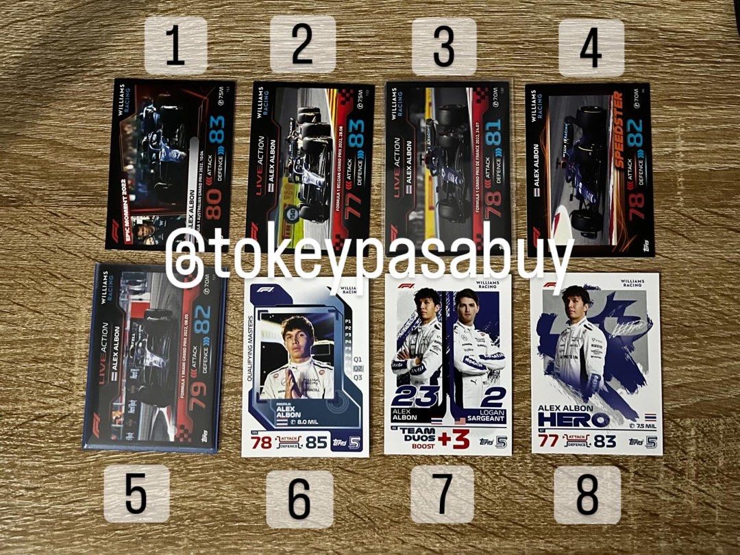 ALEX ALBON F1 CARDS (Category: Raw Singles) located in Paranaque City. Submitted by tokeypasabuy (Listing ID 1457804337, Image 1). Description: DECLUTTERING 👌 READY TO SHIP 👌 ALEX ALBON F1 CARDS 100 PHP EA MOP: Maribank/Bank Transfers MOD: SCO/JNT DM for Inquiries 😊 #F1 #FORMULA1 #ALEXALBON #WILLIAMS .