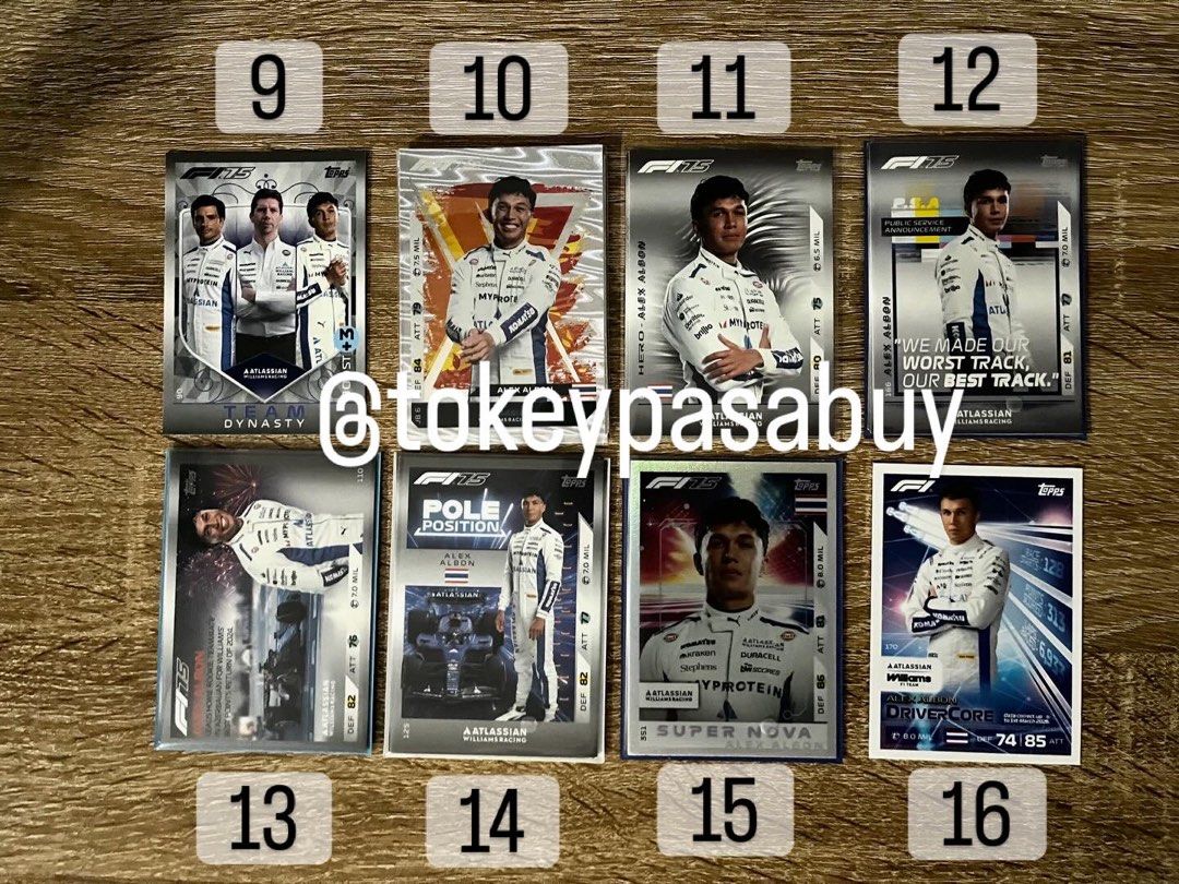 ALEX ALBON F1 CARDS (Category: Raw Singles) located in Paranaque City. Submitted by tokeypasabuy (Listing ID 1457804337, Image 2). Description: DECLUTTERING 👌 READY TO SHIP 👌 ALEX ALBON F1 CARDS 100 PHP EA MOP: Maribank/Bank Transfers MOD: SCO/JNT DM for Inquiries 😊 #F1 #FORMULA1 #ALEXALBON #WILLIAMS .