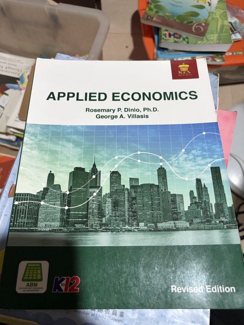 Applied Economics by Rex bookstore (Category: Textbooks) located in Manila. Submitted by chandleria (Listing ID 1457769685, Image 1). Description: brandnew books.