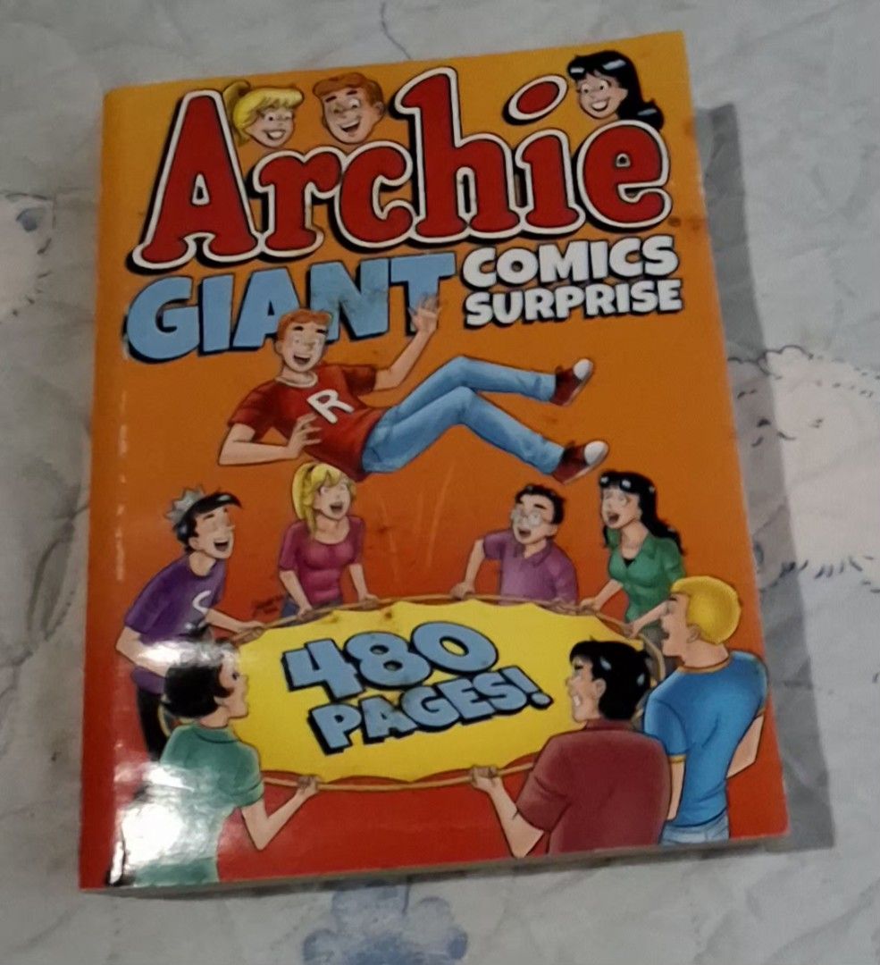 Archie Giant Comics Surprise (Category: Comics & Manga) located in Caloocan City. Submitted by haydee88 (Listing ID 1457901212, Image 1). Description: 🍒Brand new 🍒Unread 🍒Shows minor signs of aging/shelf wear such as tanning 🍒Pls. see photos for the book condition.