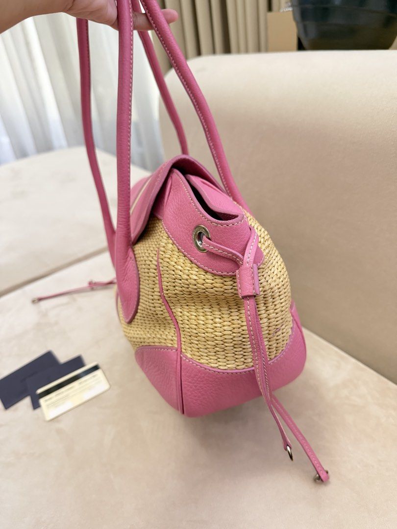Authentic Prada Woven Raffia Shoulder Bag (Category: Luxury Bags & Wallets) located in Manila. Submitted by maria_2326 (Listing ID 1457758406, Image 3). Description: Prada Woven Raffia Shoulder Bag Beach Bag Guarantee Authentic Inclusions: Prada Authentication Card and booklet only No lowballing Location: Manila/QC.